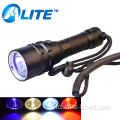 UV Scuba Light Underwater LED Diving Senter Senter Torch